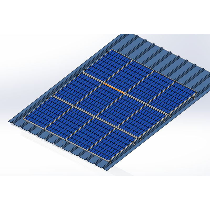 Accesorios de montaje en techo de paneles solares para sistema de montaje solar de techo de tejas